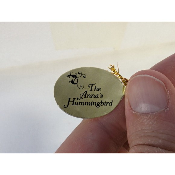 Lena Liu Treasury Of Jeweled Hummingbirds Ornaments Set 1 Bradford Editions 1998 - Picture 10 of 14